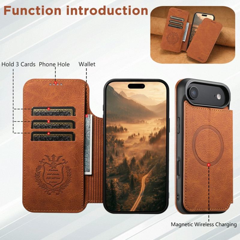 Folio-fodral iPhone Air Telefonfodral Ultratunt Magsafe Suteni