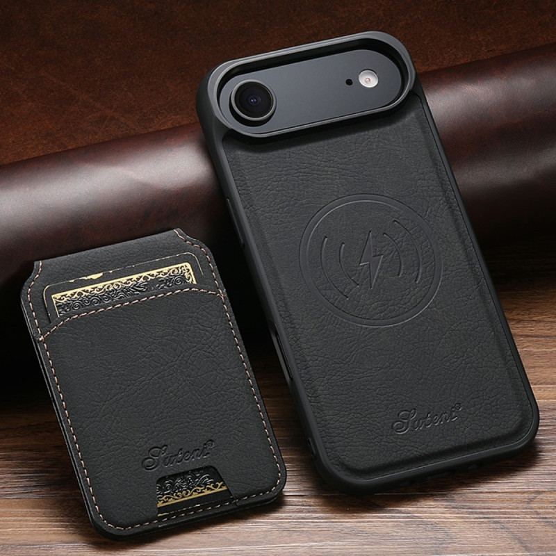 Skal iPhone Air Magsafe Kompatibel Med Stativ Och Avtagbar Korthållare