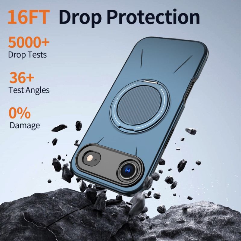 Skal iPhone Air Magsafe Med Roterande Hållare I Metallisk Stil