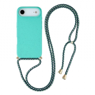 Skal iPhone Air Med Silikonsnöre Och Vetehalm