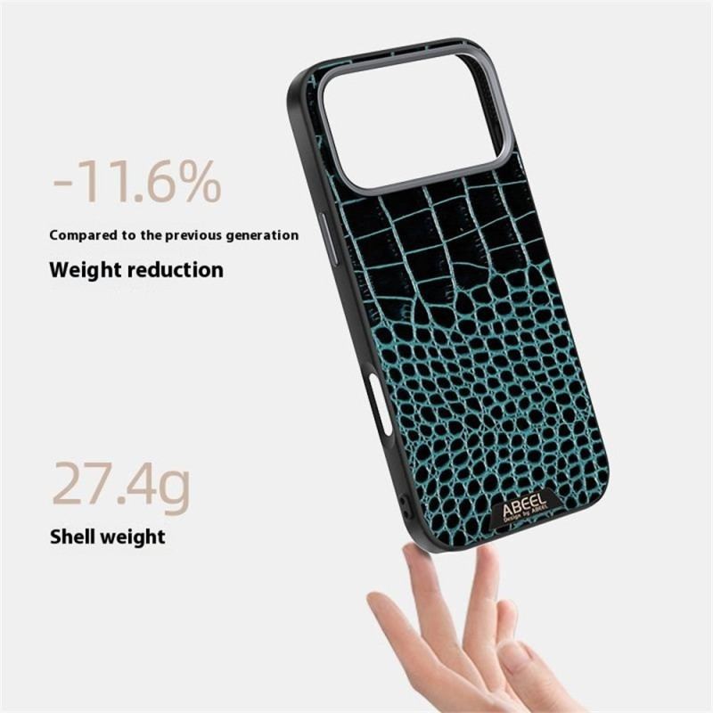 Skal iPhone Air Telefonfodral Magsafe-kompatibel Krokodileffekt Abeel