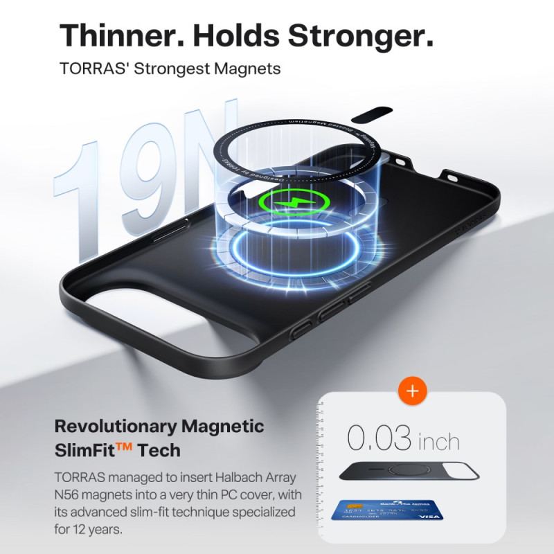 Skal iPhone Air Ultratunt Magsafe Kompatibel