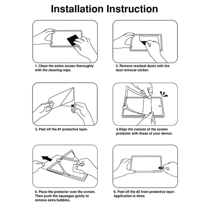 Antispionageskärmskydd I Härdat Glas För Samsung Galaxy Tab S10 Lite / S10 Fe / S9 / S9 Fe / S8 / S7