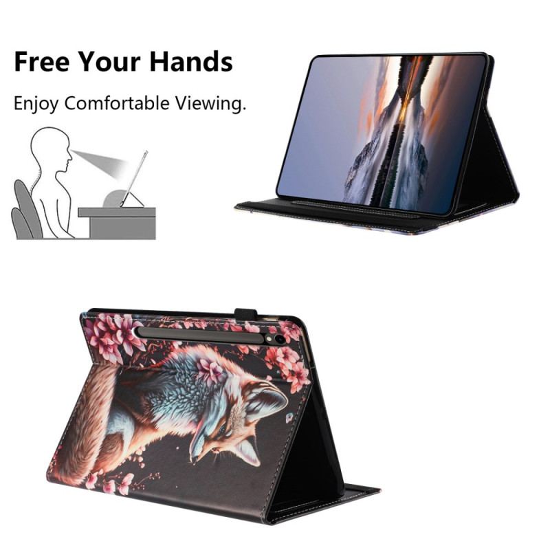 Case Samsung Galaxy Tab S10 Fe Telefonfodral Rävdesign