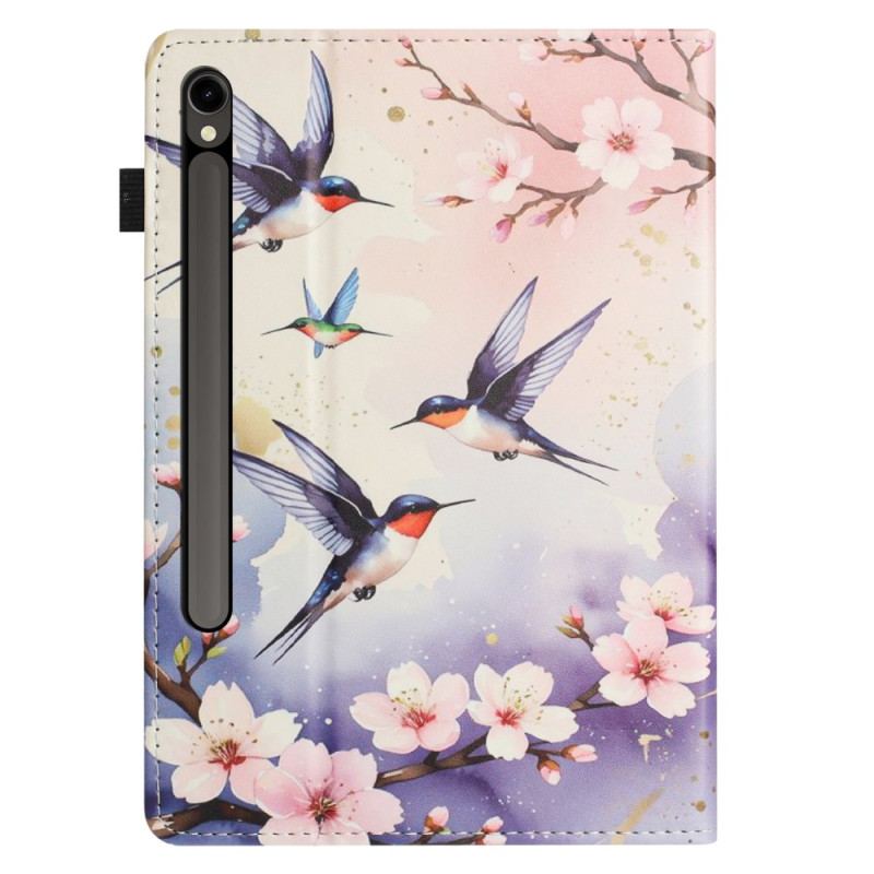 Fodral För Samsung Galaxy Tab S10 Fe Fåglar