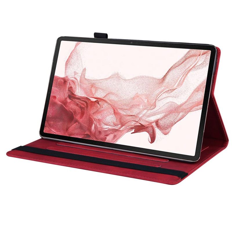 Fodral För Samsung Galaxy Tab S10 Fe Stylushållare Och Framficka