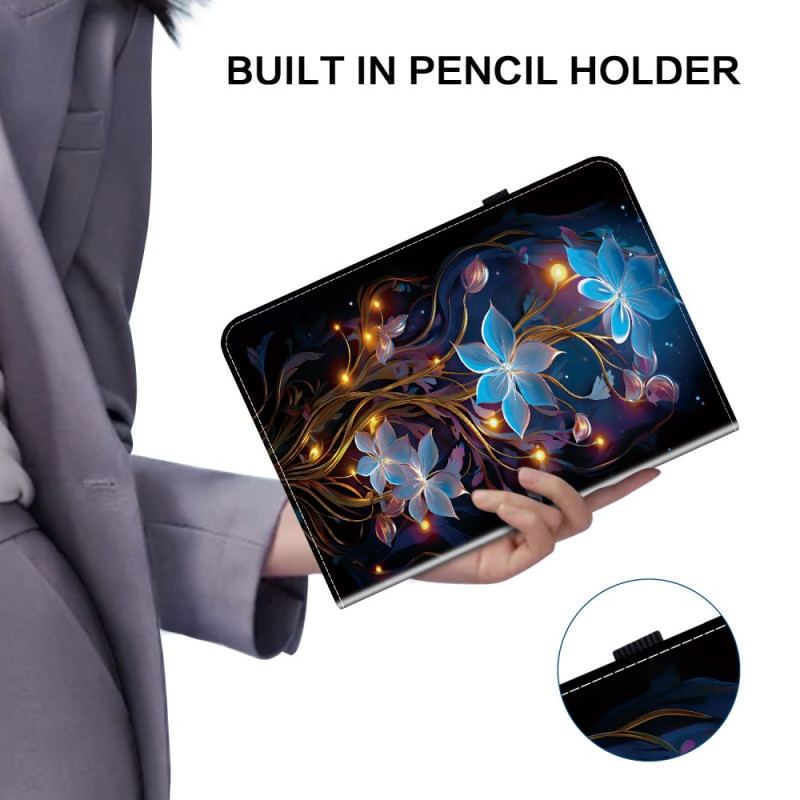 Fodral Samsung Galaxy Tab S10 Fe Blommönster