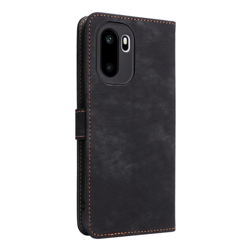 Läderskal Fodral Oneplus 15r Rfid-blockerande Mockaeffekt