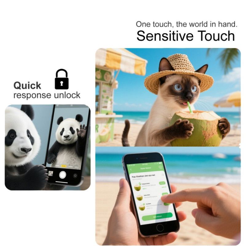 Skärmskydd I Härdat Glas För Oneplus 15r (kompatibel Med Fingeravtryckslåsning)