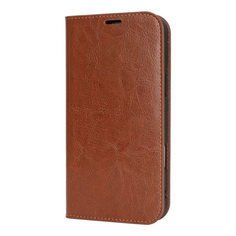 Folio-fodral iPhone 17 Pro Max Äkta Läder