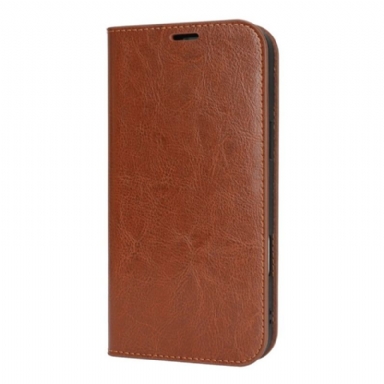 Folio-fodral iPhone 17 Pro Max Äkta Läder