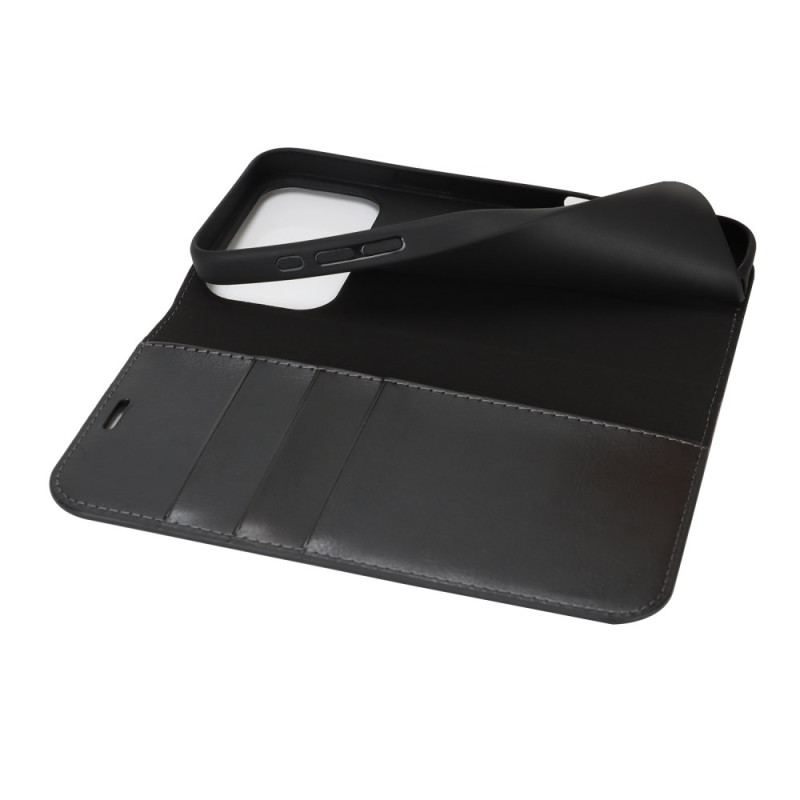 Folio-fodral iPhone 17 Pro Max Äkta Läder