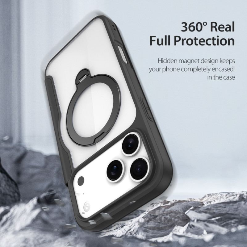 Folio-fodral iPhone 17 Pro Max Magsafe Med Skin X Pro Series Dux Ducis-fäste