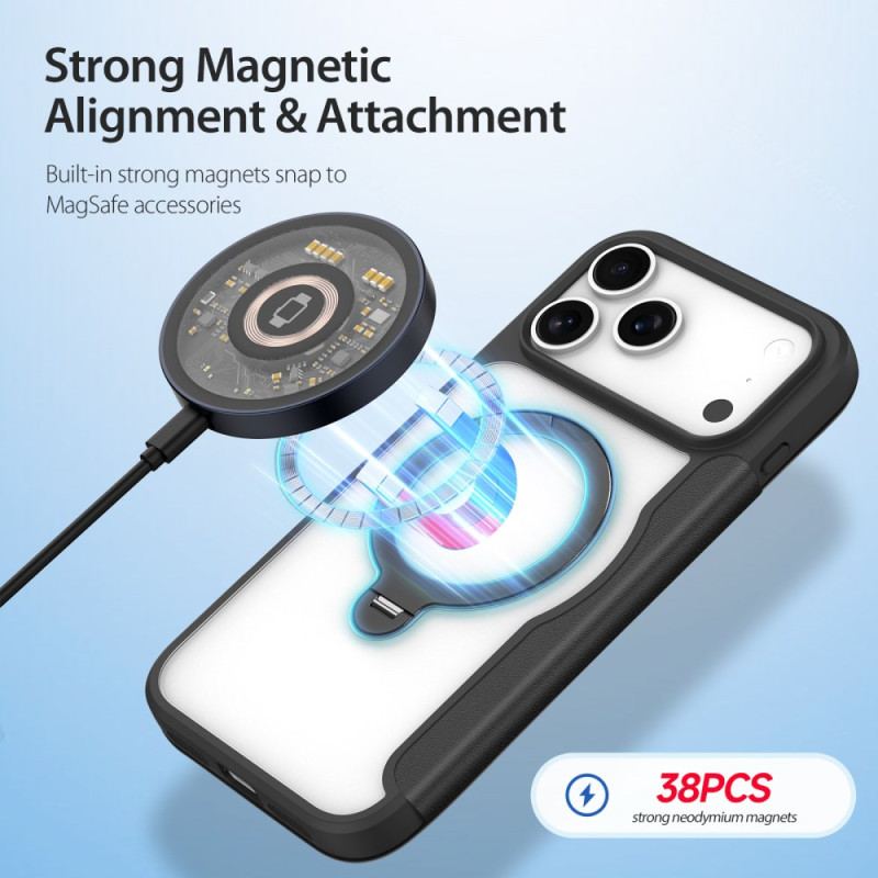 Folio-fodral iPhone 17 Pro Max Magsafe Med Skin X Pro Series Dux Ducis-fäste