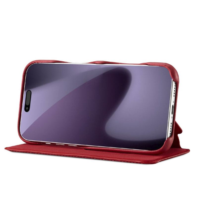 Folio-fodral iPhone 17 Pro Max Telefonfodral Lc.imeeke-skal Med Mockaeffekt