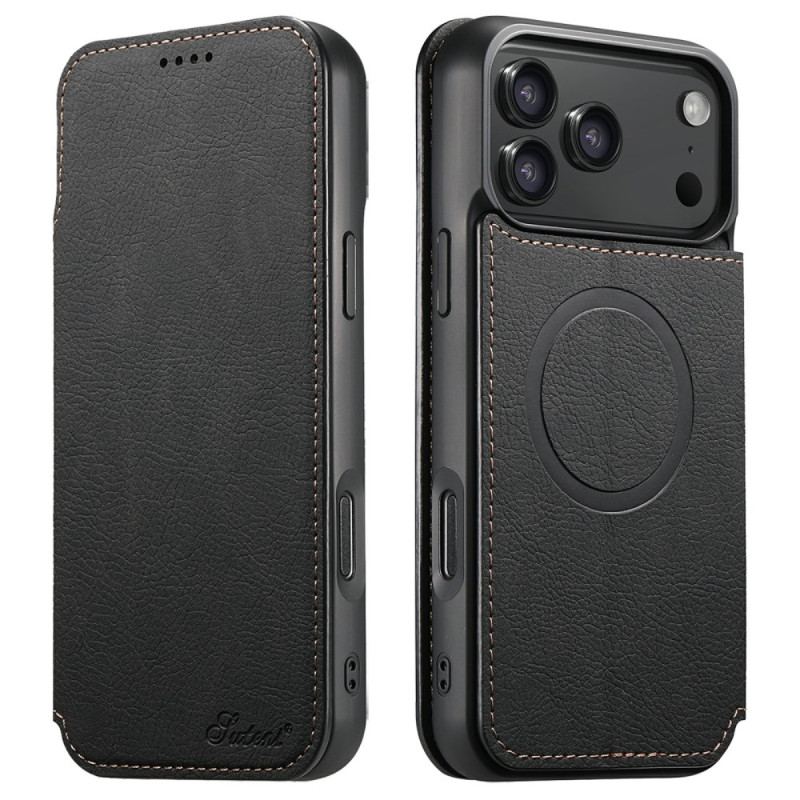 Folio-fodral iPhone 17 Pro Max Telefonfodral Magsafe-kompatibel Suteni