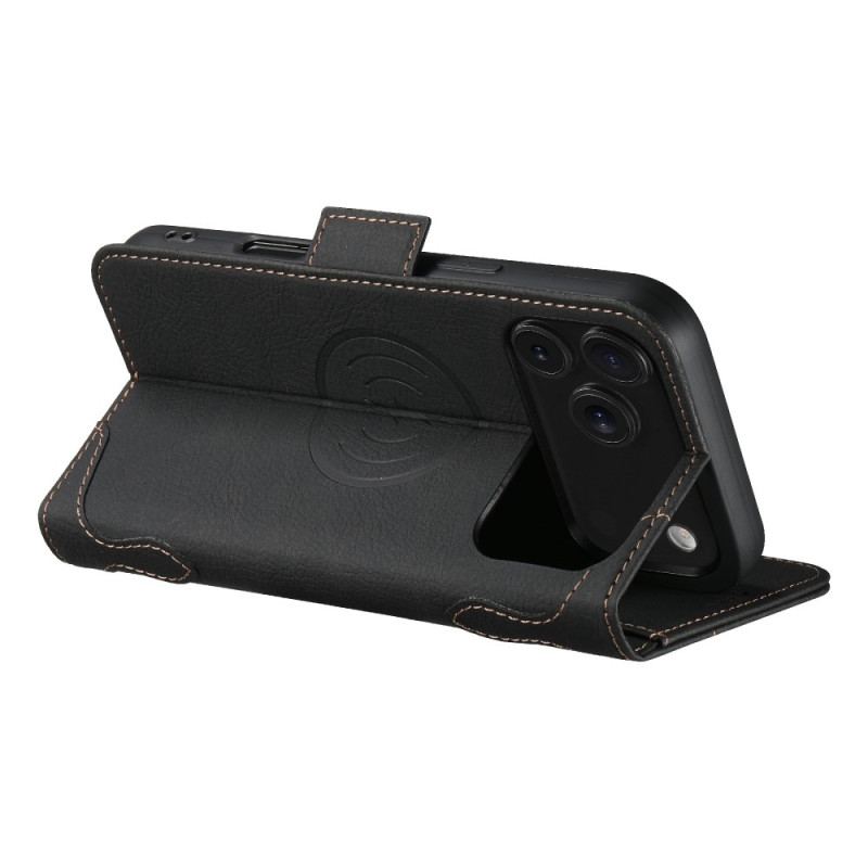 Folio-fodral iPhone 17 Pro Max Telefonfodral Magsafe Premium Vintage-kompatibel