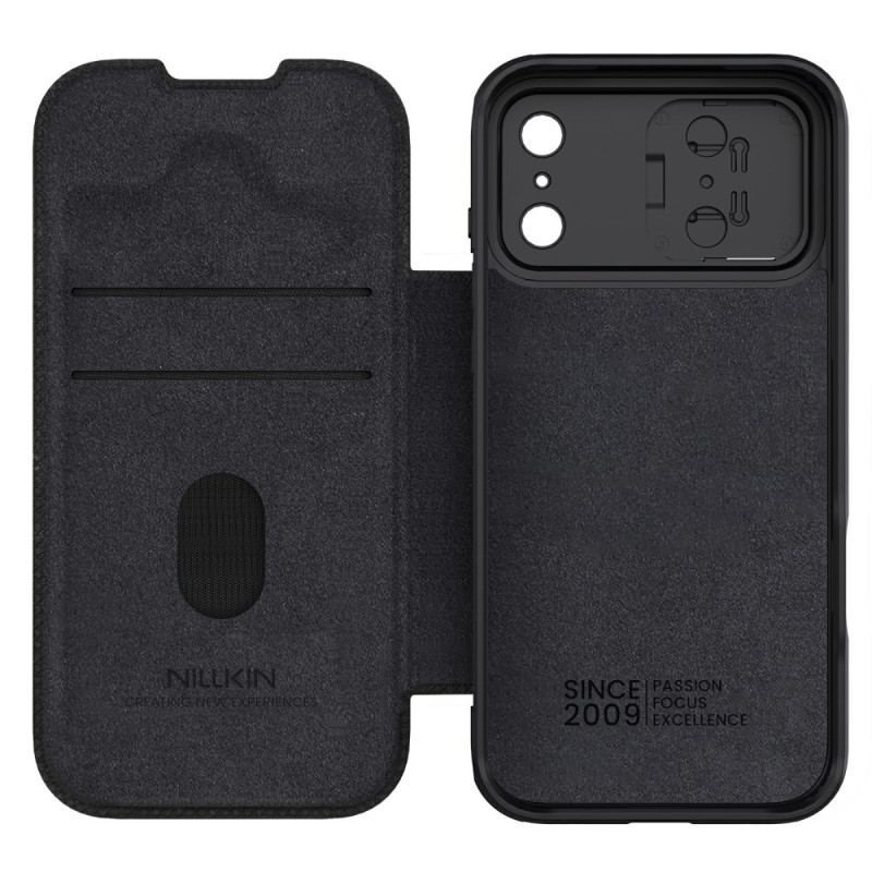 Folio-fodral iPhone 17 Pro Max Telefonfodral Qin Pro-serien Nillkin