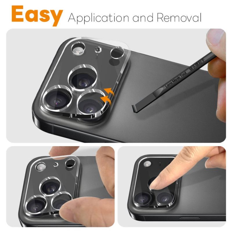 Linsskydd I Härdat Glas För iPhone 17 Pro Max (klar)