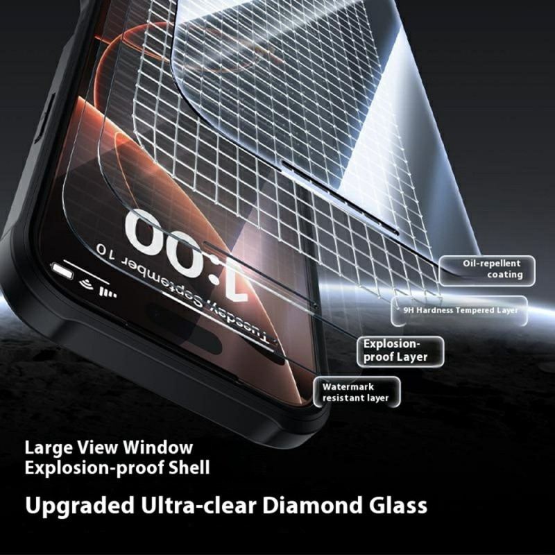 Skal För iPhone 17 Pro Max Dubbelsidigt Genomskinligt Skal