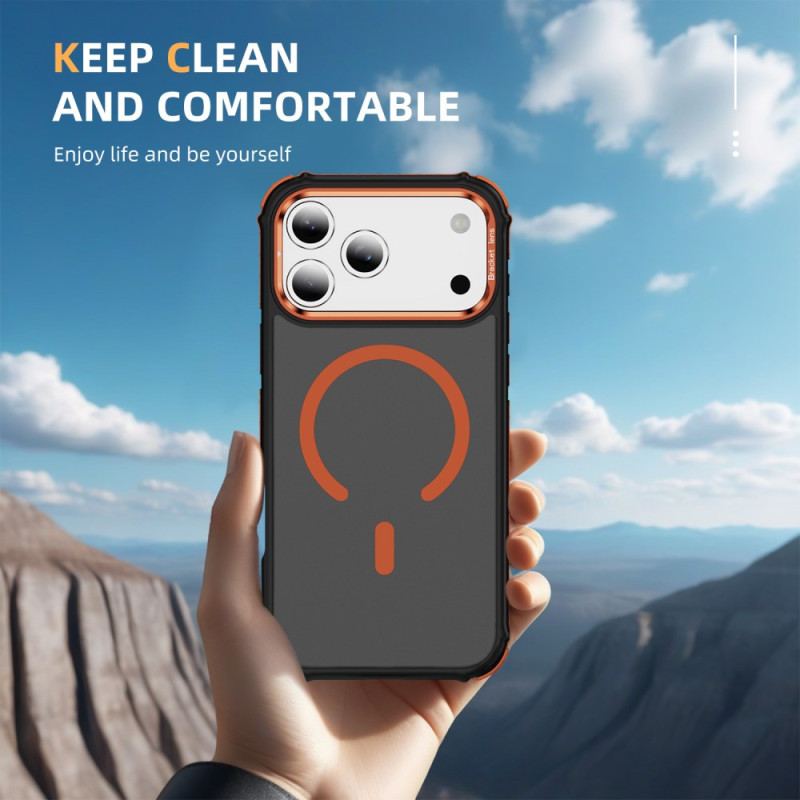 Skal För iPhone 17 Pro Max Kompatibelt Magsafe-objektivfäste Svart