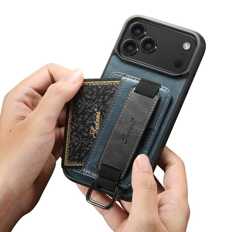 Skal För iPhone 17 Pro Max Suteni Korthållare Och Rem