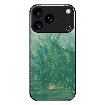 Skal iPhone 17 Pro Max Härdat Glas Med Kattmålning