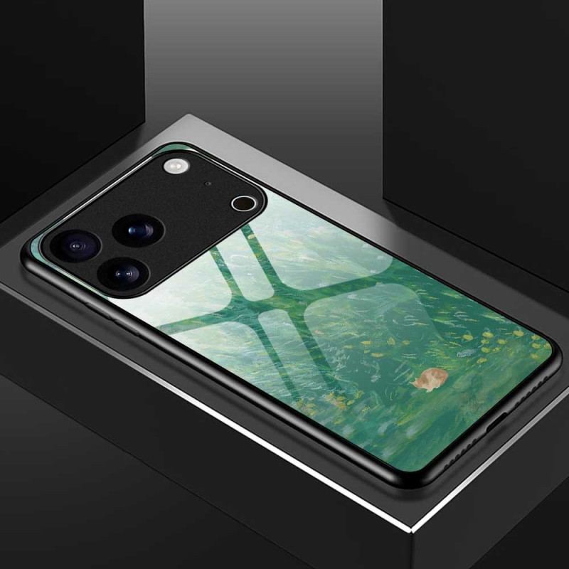 Skal iPhone 17 Pro Max Härdat Glas Med Kattmålning