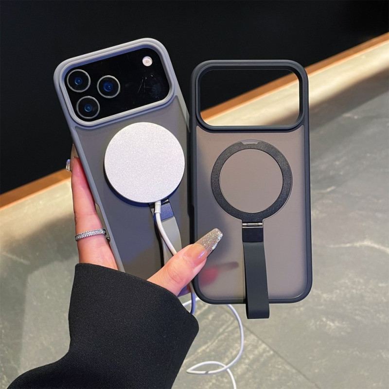 Skal iPhone 17 Pro Max Integrerat Handledsrem Och Metallställ