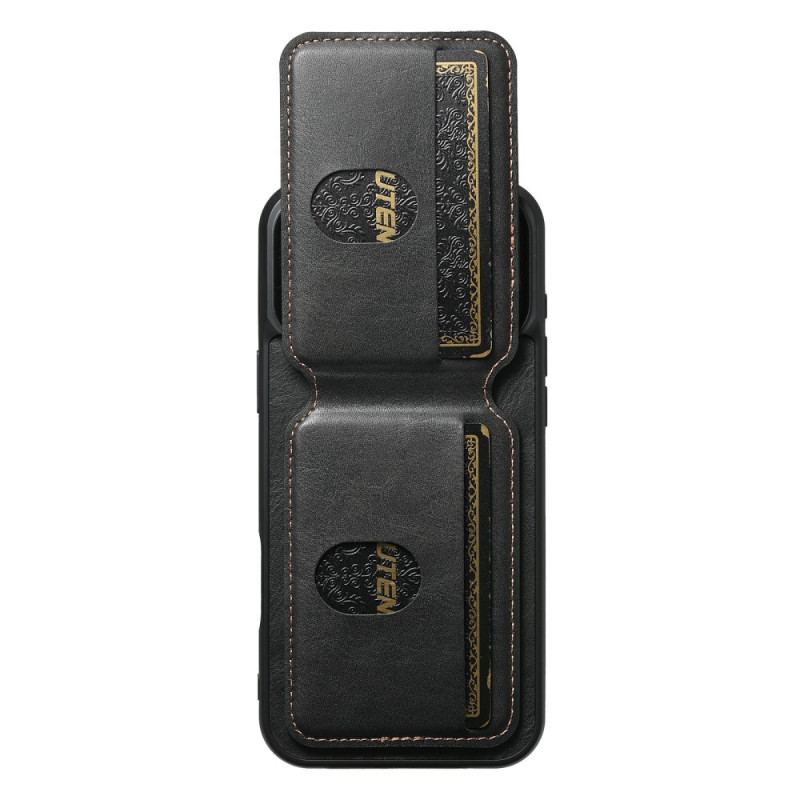 Skal iPhone 17 Pro Max Korthållare Med Vaxad Textur Suteni