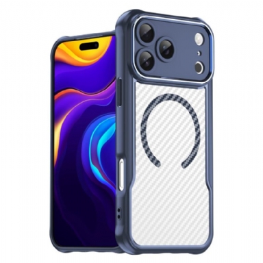 Skal iPhone 17 Pro Max Magsafe-kompatibel Genomskinlig Kolfiber