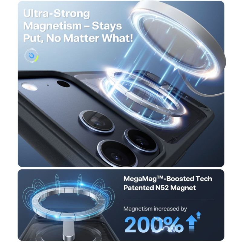 Skal iPhone 17 Pro Max Magsafe Premium-design Med Integrerat Stativ