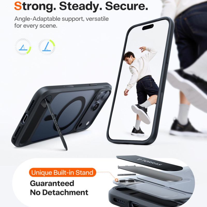 Skal iPhone 17 Pro Max Magsafe Premium-design Med Integrerat Stativ
