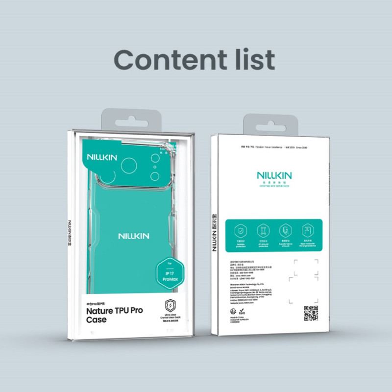 Skal iPhone 17 Pro Max Nature Pro Series Nillkin
