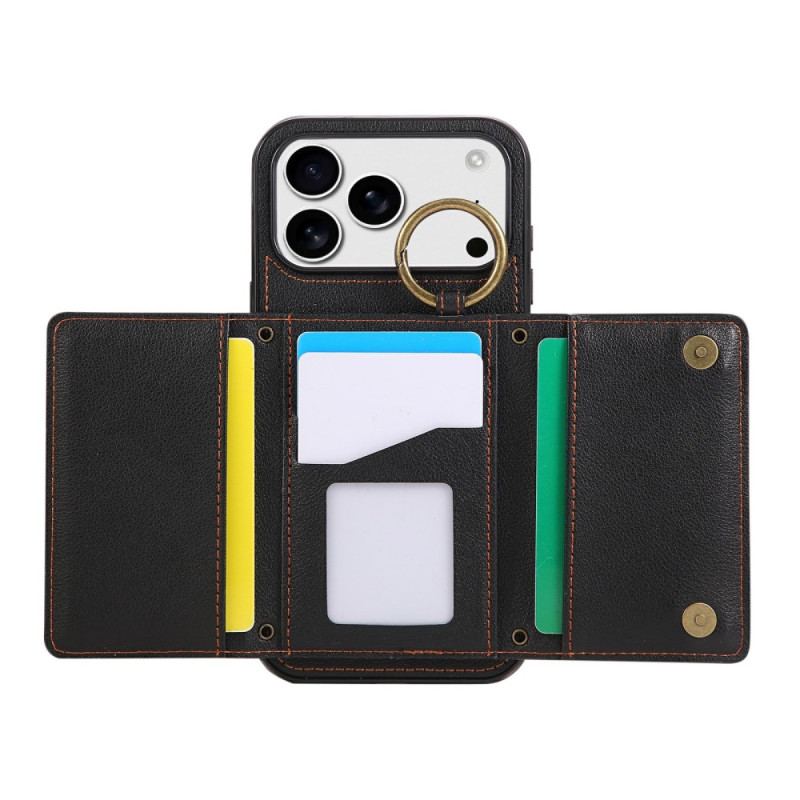 Skal iPhone 17 Pro Max Plånbok Och Axelrem