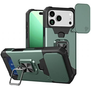 Skal iPhone 17 Pro Max Robust Stativ Och Skjutbart Skal