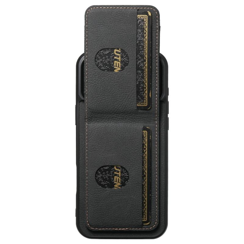 Skal iPhone 17 Pro Max Telefonfodral Korthållare Och Stativ I Retrostil