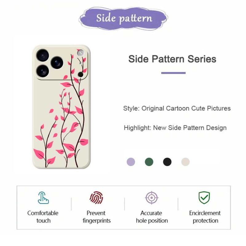 Skal iPhone 17 Pro Max Telefonfodral Löv