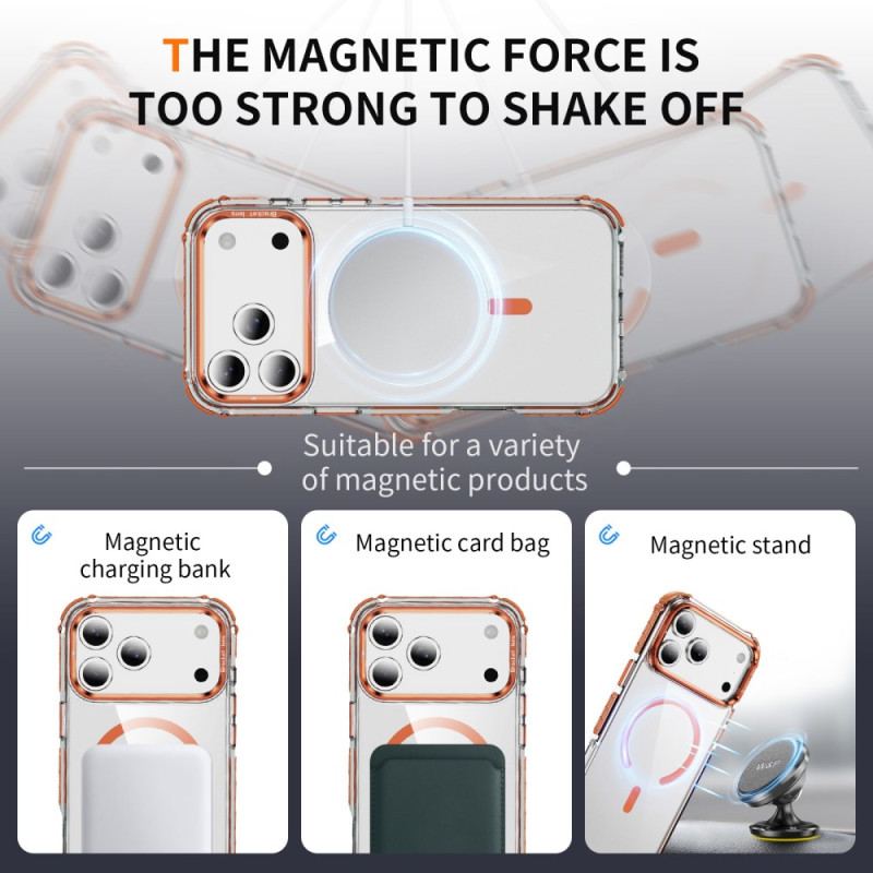 Skal iPhone 17 Pro Max Telefonfodral Magsafe-kompatibel Färgad