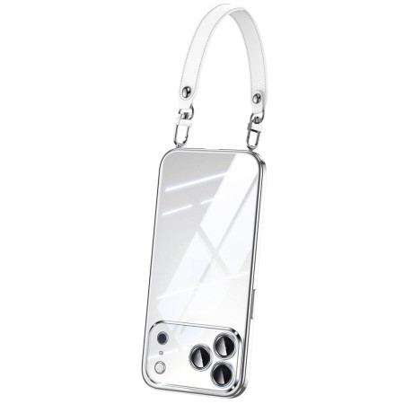 Skal iPhone 17 Pro Max Telefonfodral Transparent Med Snodd