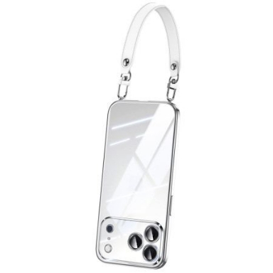 Skal iPhone 17 Pro Max Telefonfodral Transparent Med Snodd