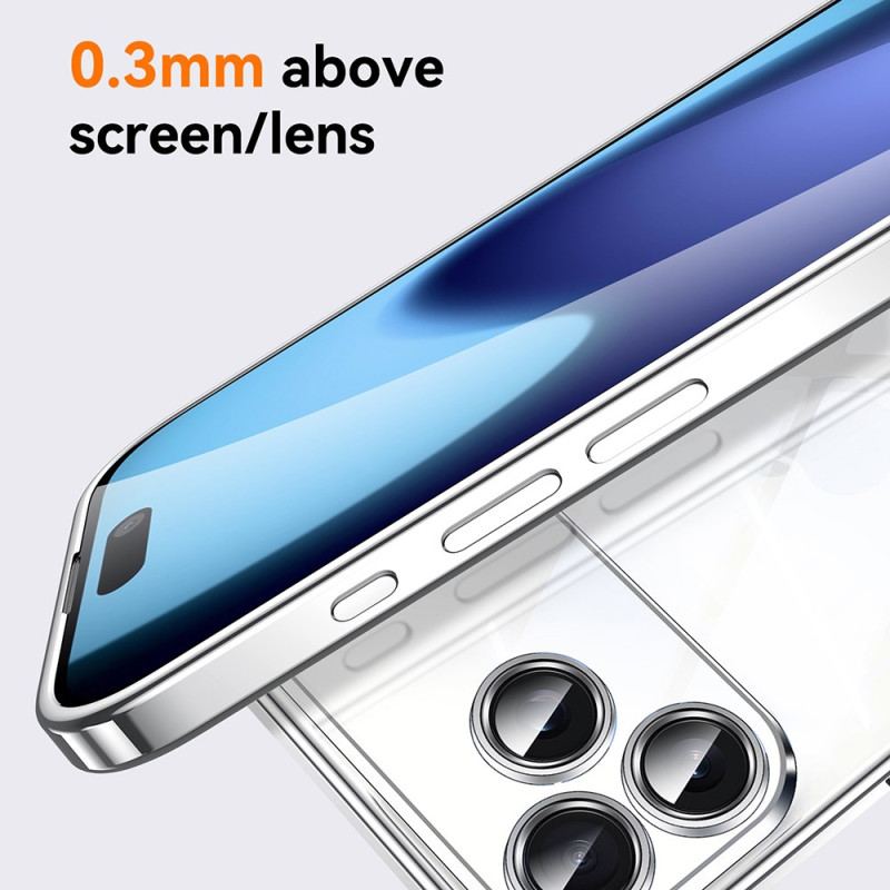 Skal iPhone 17 Pro Max Telefonfodral Transparent Med Snodd