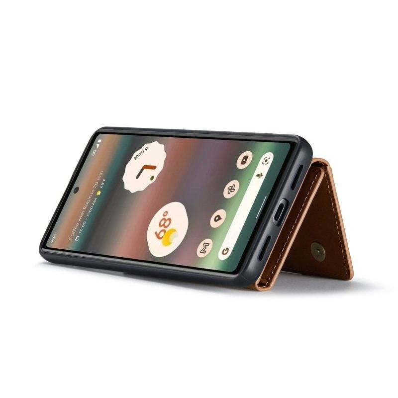 Samsung Galaxy A54 5G Skal M2 Series Löstagbar Korthållare Brun