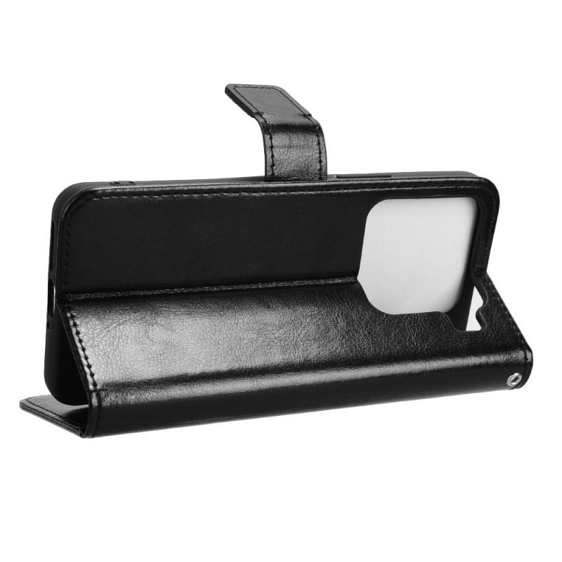 Fodral För Xiaomi 15 Pro Flashigt Konstläder Läder