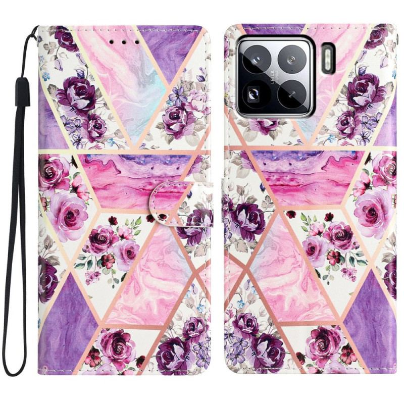 Fodral För Xiaomi 15 Pro Lila Marmor