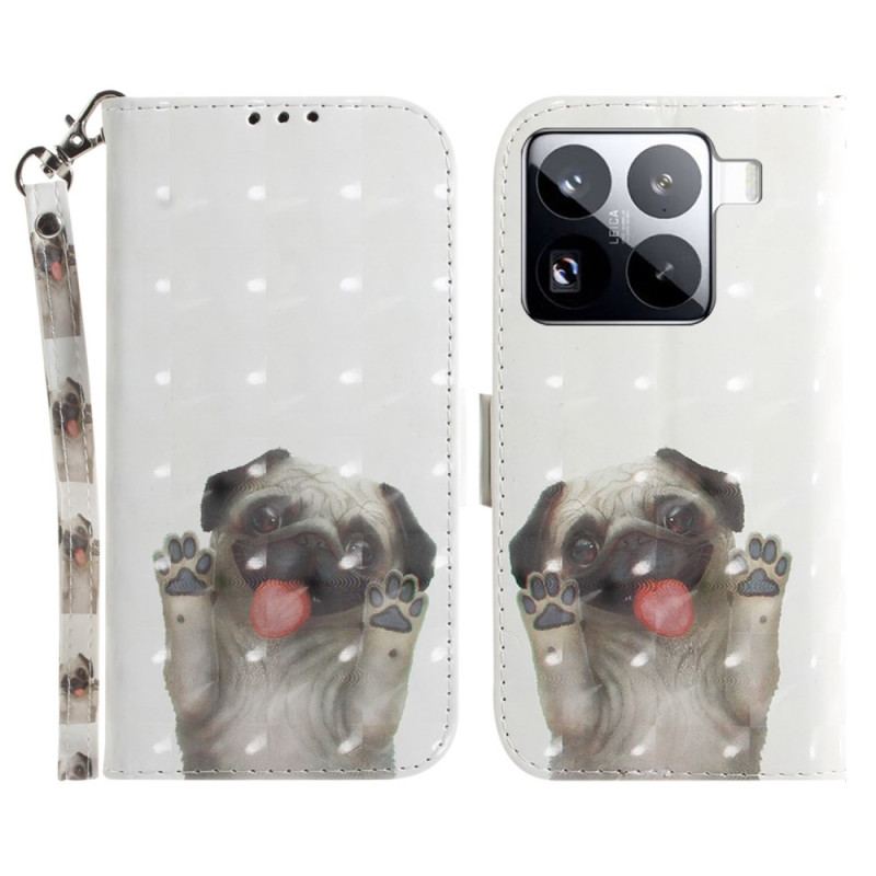 Fodral För Xiaomi 15 Pro Mopsmönsterrem