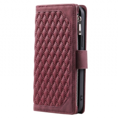 Fodral För Xiaomi 15 Pro Multifunktionell Quiltad Plånbok