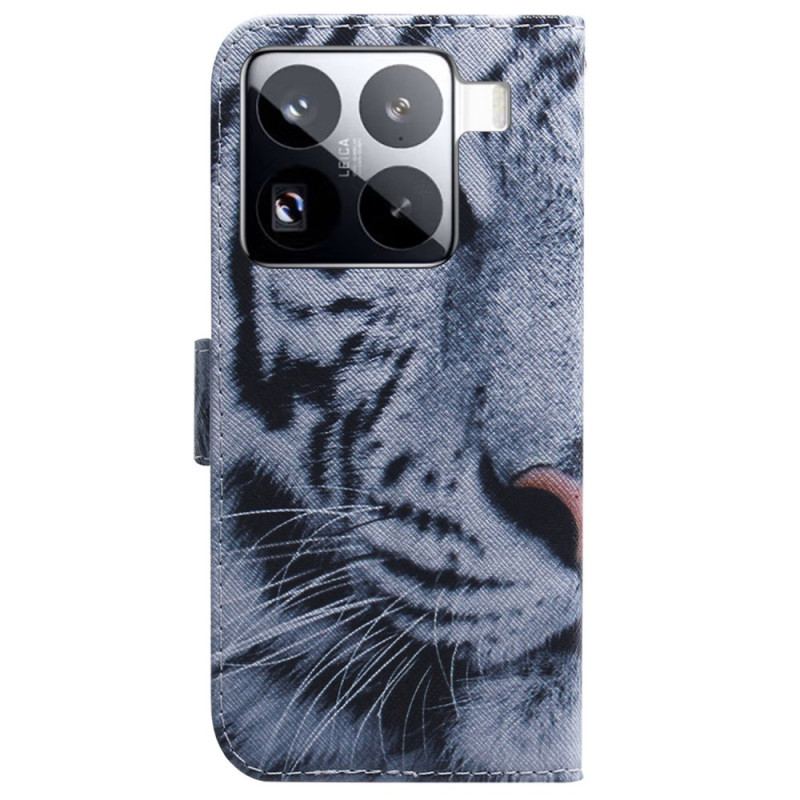 Fodral För Xiaomi 15 Pro Vit Tiger