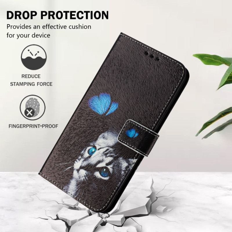 Fodral Xiaomi 15 Pro Fjäril Och Katt