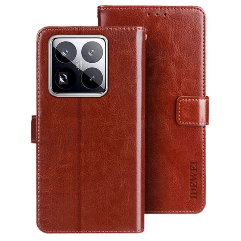 Fodral Xiaomi 15 Pro Idewei Konstläder